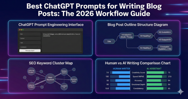Best ChatGPT Prompts for Writing Blog Posts The 2026 Workflow Guide