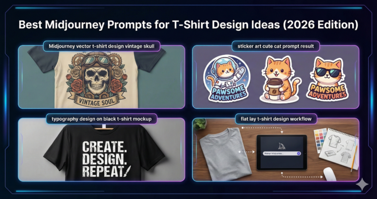 Best Midjourney Prompts for T-Shirt Design Ideas (2026 Edition)