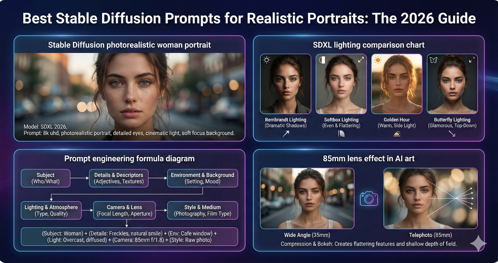 Best Stable Diffusion Prompts for Realistic Portraits The 2026 Guide
