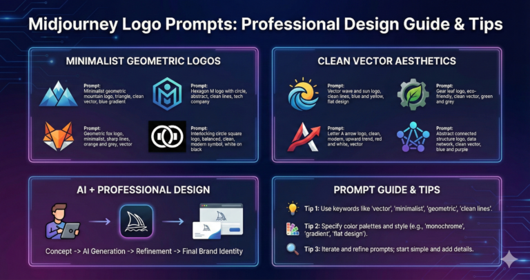 Midjourney Logo Prompts Professional Design Guide & Tips